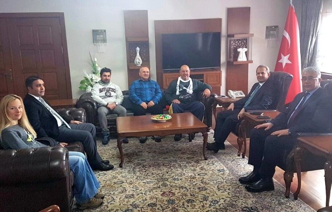 Dalış Ekibinden Vali Taşyapana Ziyaret