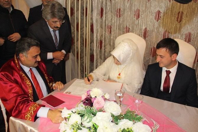 Develide 551 Çift Evliliğe ‘Evet Dedi