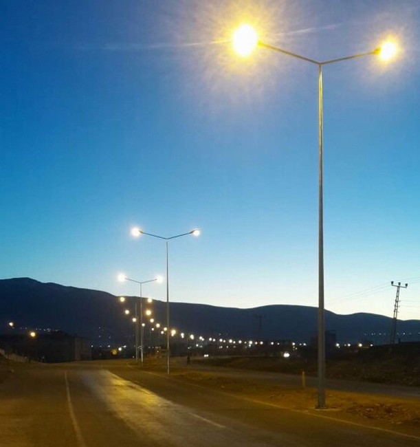 Dicle Elektrik Dağıtım Kurtalan Çevre Yolunu Aydınlattı