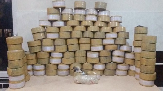 Doğubayazıtta 120 Kilo Eroin Ele Geçirildi