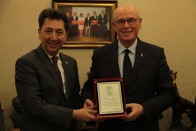 Dsi Bentspordan Başkan Kurta Ziyaret