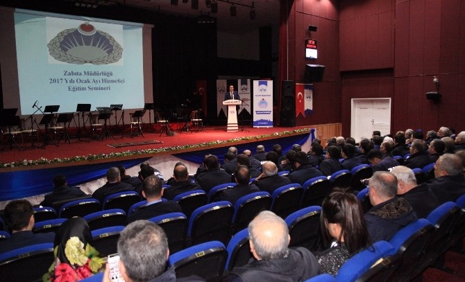 Elazığda Zabıtasına Hizmet İçi Eğitim