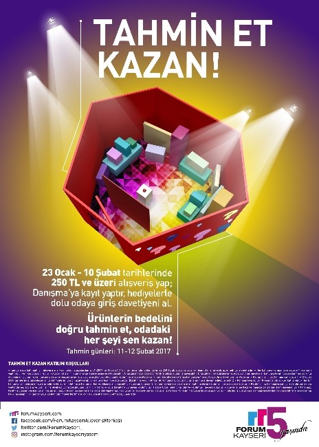 Forum Kayseride Hediyelerle Dolu Sürpriz Oda