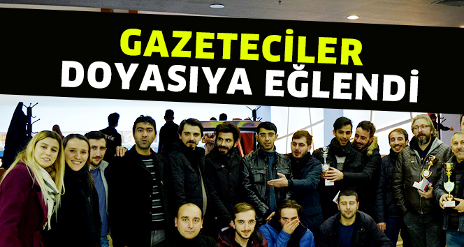 GAZETECİLER  BOWLİNG’DE YARIŞTI