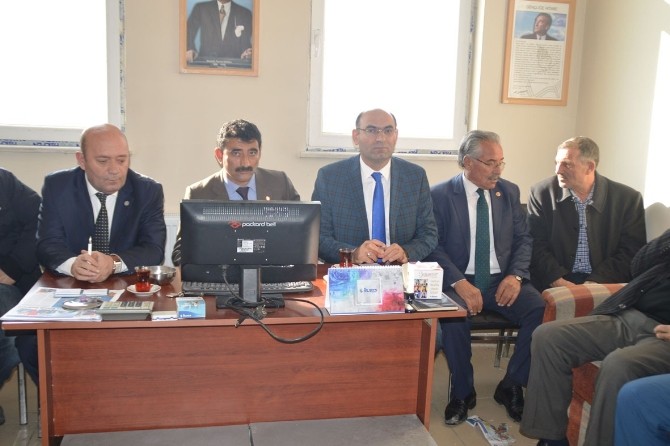 Genel Sekreter Tenekeciden Muhtarlara Ziyaret