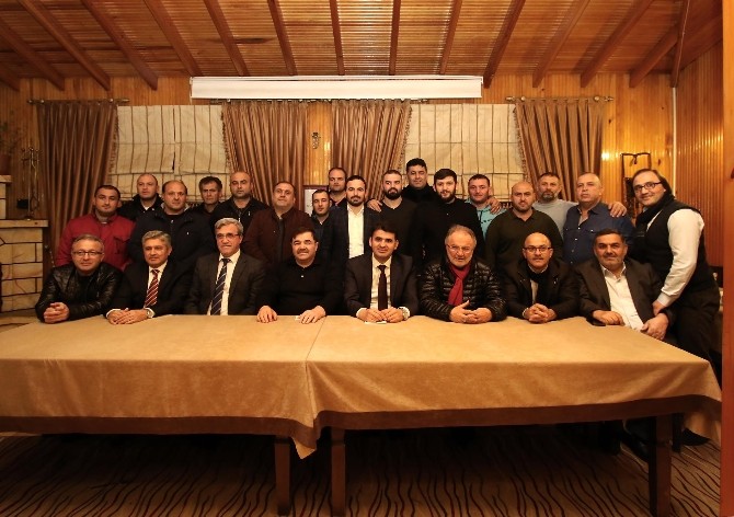 Güreş Federasyonu Başkanı Aydın, Akyazıya Geldi