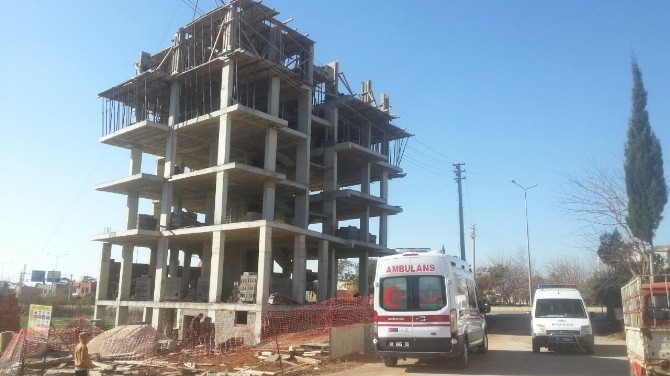 İnşaattan Düşen İşçi Yaralandı