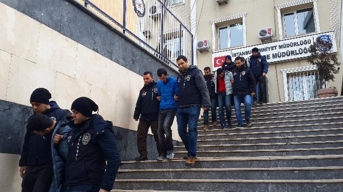 İstanbulda 24 Kişilik Hırsızlık Çetesi Çökertildi