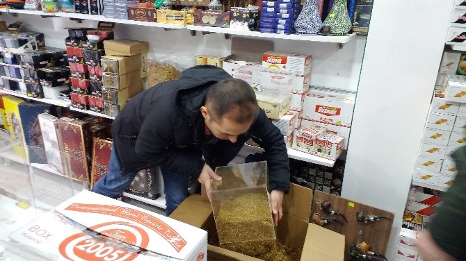 İzmitte Kaçak Tütün Ve Sigaraya Geçit Yok