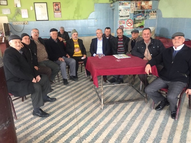 Kahvehanede Vatandaşların Sorun Ve Taleplerini Dinledi