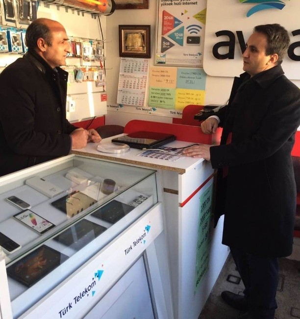 Kaymakam Dündarın Esnaf Ziyareti