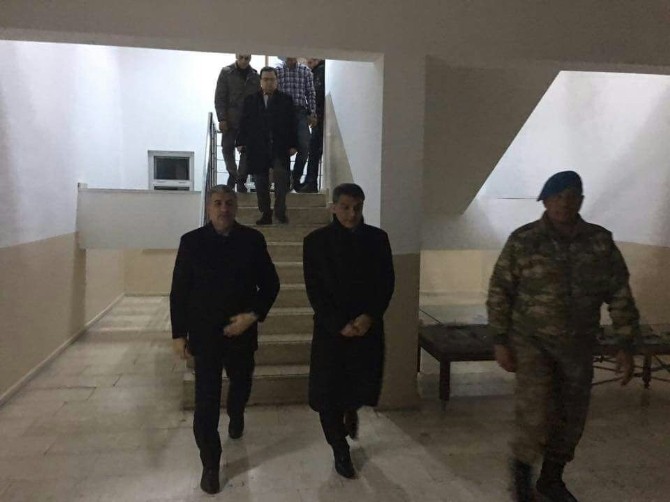 Kaymakam Özkan Ve Başkan Aksoydan Jöhe Taziye Ziyareti