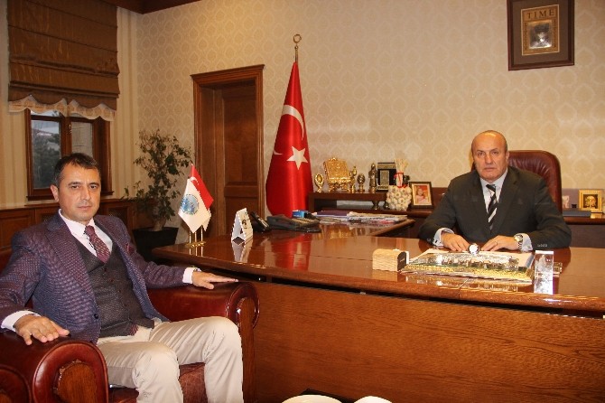 Kaymakam Yükselden Başkan Arslana İadeyi Ziyaret