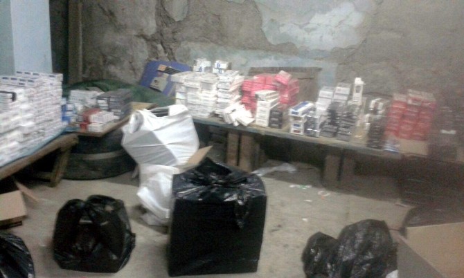 Kayseride Kaçak Sigara Operasyonu