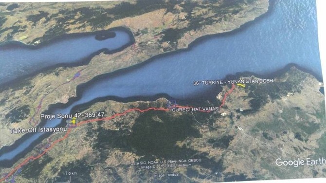 Lapsekide Doğal Gaz Döşeme Çalışmaları Başlıyor