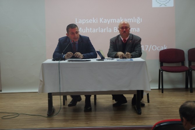 Lapsekide İstişare Toplantıları