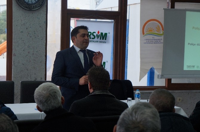 Lapsekide Tarım Sigortası Bilgilendirme Toplantısı