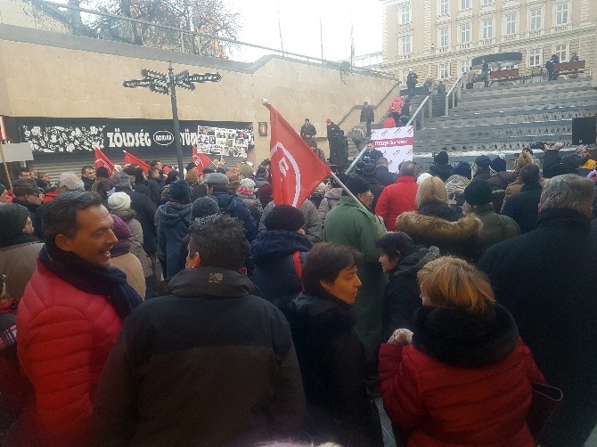 Macaristanda Metro Protestosu