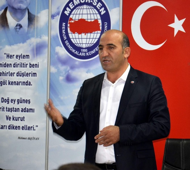 Memur Sen Adıyaman İl Temsilcisi Ali Deniz: