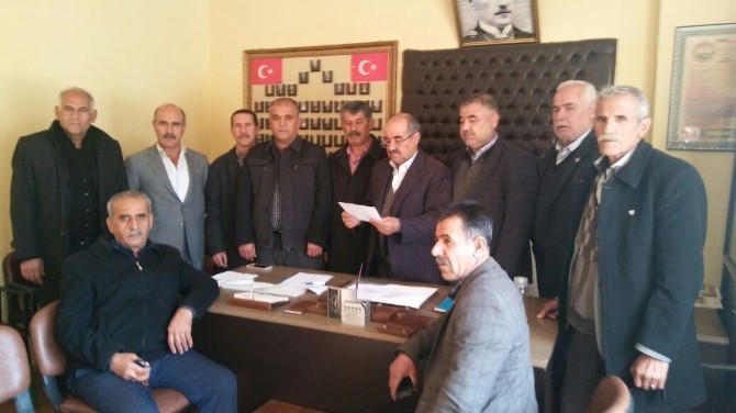 Muhtarlar Ahmet Aydın İçin Açıklama Yaptı