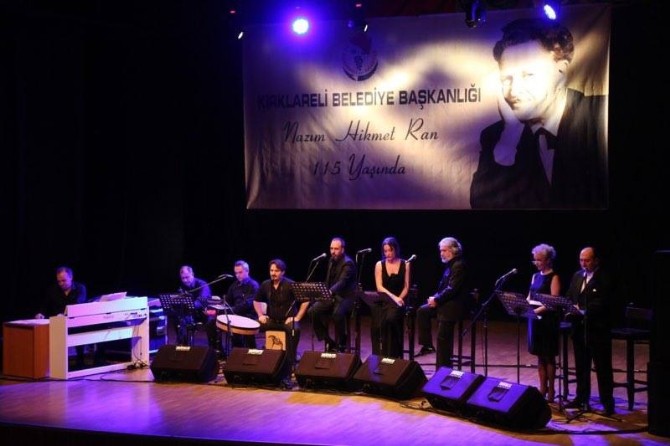 Nazım Hikmet Kırklarelinde Anıldı