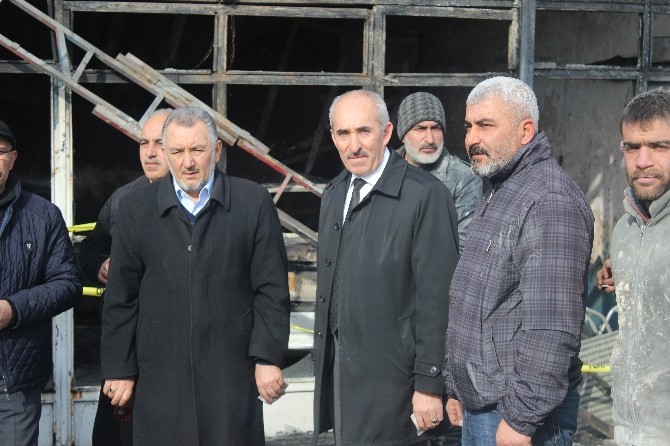 Odakırdan Dükkanı Yanan Esnafa Ziyaret