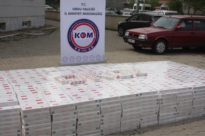Orduda Kaçak Sigara Operasyonu