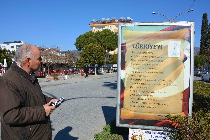 Ortacada Şiirler Sokakları Süslüyor