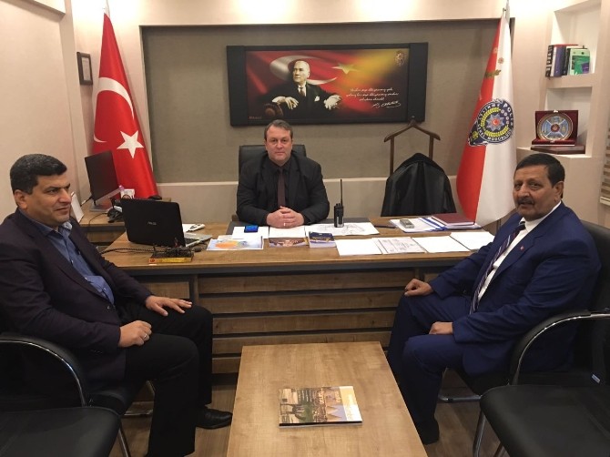 Özyavuzdan Yeni İlçe Emniyet Müdürü Şene Ziyaret