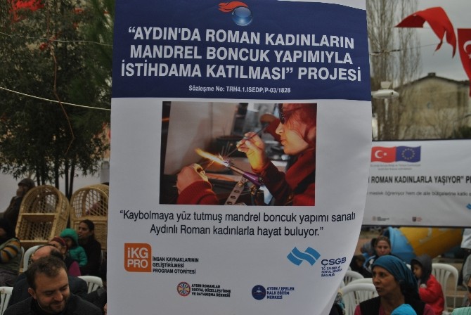 Romanlara Yönelik Boncuk Projesi İstihdama Katkı Sağlayacak