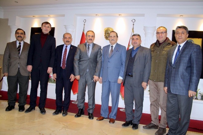 Sesob Başkanı Köksaldan, İl Emniyet Müdürü Çalışkana Ziyaret