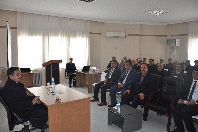 Sincikte Muhtarlara Muhtar Bilgi Sistemi Eğitimi Verildi