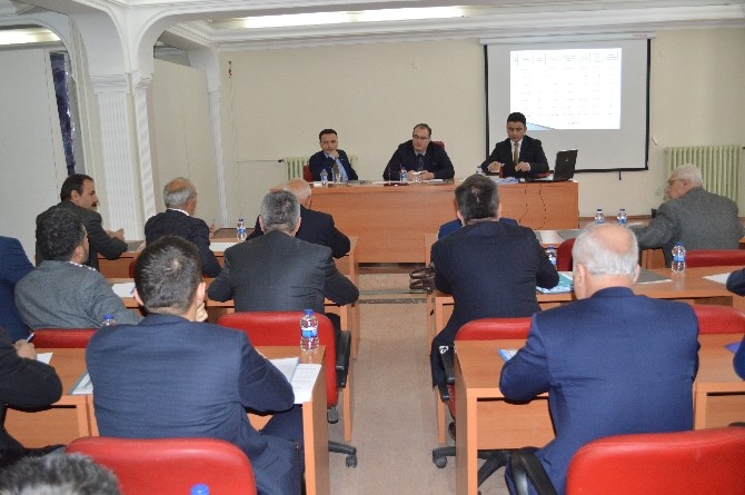 Şırnakta 2017 Yılının İlk İl Koordinasyon Toplantısı Yapıldı