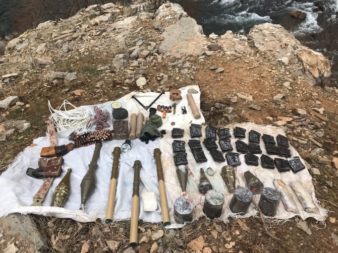 Şırnakta Pkkya Ait Mühimmat Ele Geçirildi
