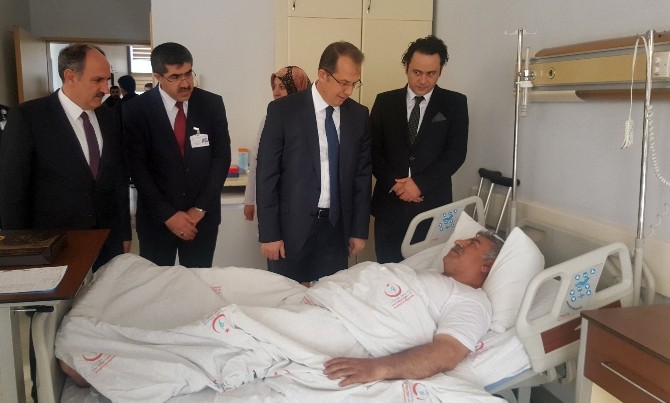 Taşyapandan Çığ Altında Kalan Personele Ziyaret