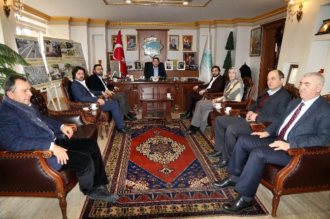 Türkiye Gençlik Vakfından Aksaray Belediyesine Ziyaret