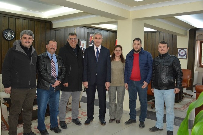 Ugd Yönetim Kurulu, Uşak Emniyet Müdürü Ergüderi Ziyaret Etti