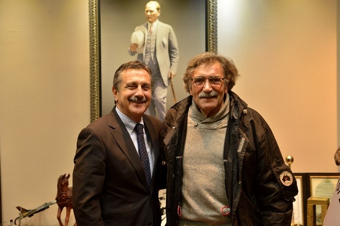 Usta Sanatçı Saltuktan Başkan Ataça Ziyaret