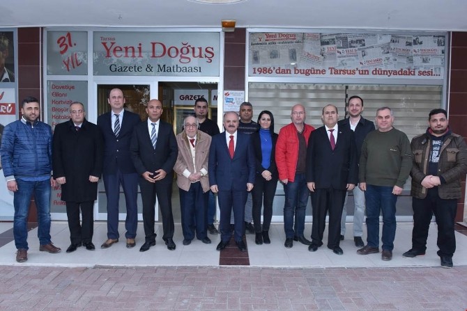 Vali Çakacak, Tarsuslu Gazetecilerle Buluştu