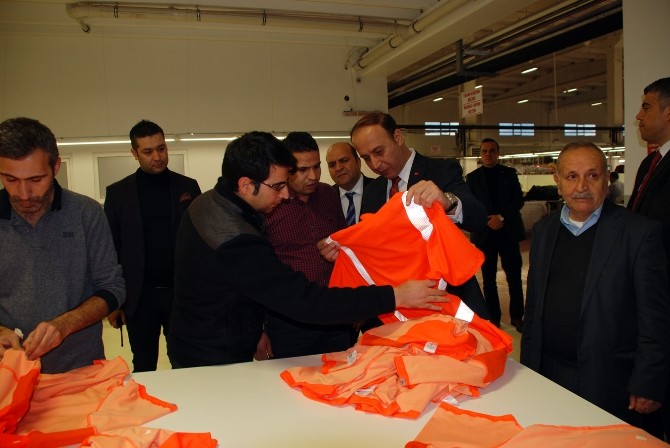 Vali Erin, Osbdeki Sanayi Tesislerini Gezdi