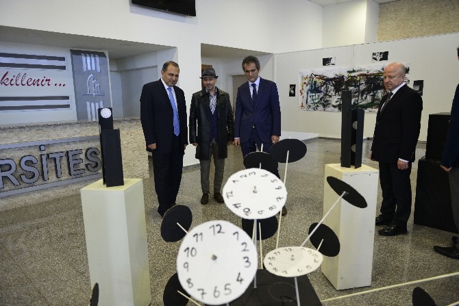 Vali Kaban, Güzel Sanatlar Fakültesinde İncelemelerde Bulundu