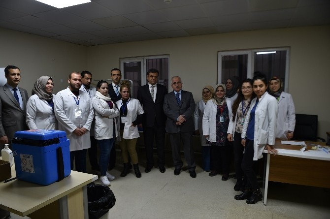 Vali Tuna Göçmen Sağlığı Eğitim Merkezini Ziyaret Etti