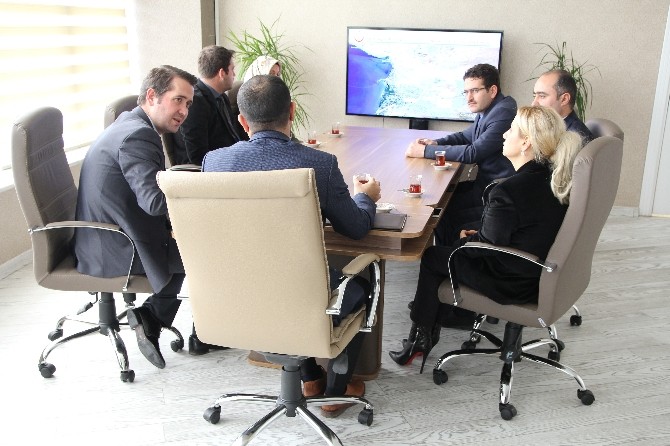 Vali Yardımcısı Aslandan Müdür Yanmaza Ziyaret