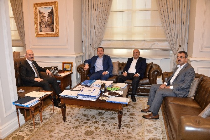 Yalçından İçişleri Bakanı Soyluya Ziyaret