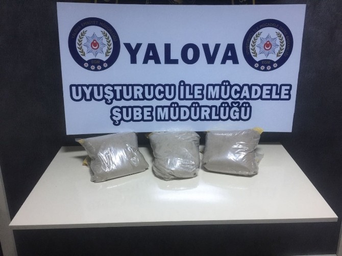 Yalovada 13 Kilo Eroin Ele Geçirildi