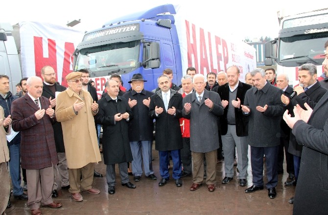 Yardım Tırları Halep İçin Yola Çıktı