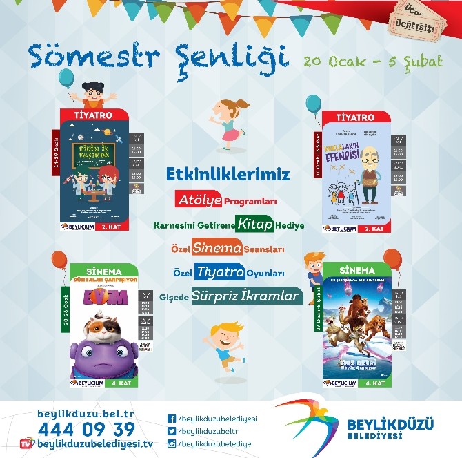 Yarıyıl Şenliği Beylikdüzünde Başlıyor