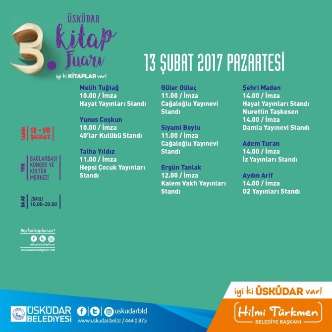 3Üncü Üsküdar Kitap Fuarına Vatandaşlardan Yoğun İlgi