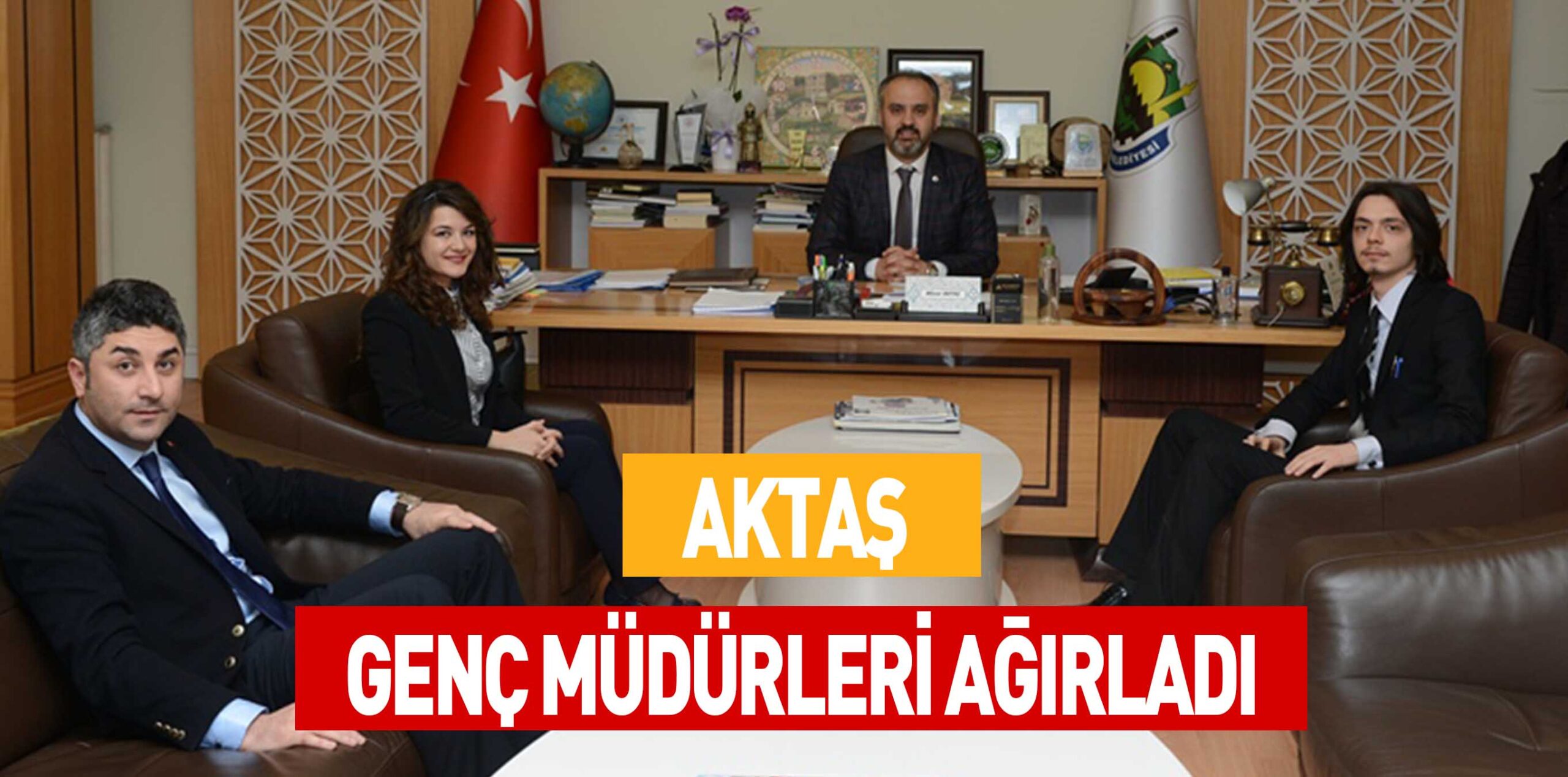 AKTAŞ GENÇ MÜDÜRLERİ AĞIRLADI