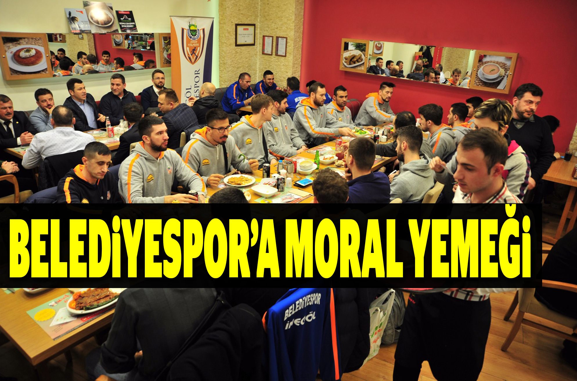 BELEDİYESPOR’A MORAL YEMEĞİ